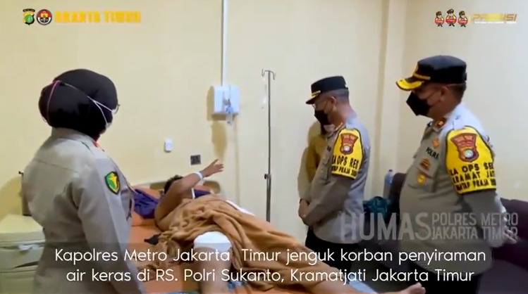 Pelaku Penyiram Air Keras ke Brimob saat Bubarkan Tawuran dibekuk Polisi